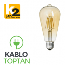 K2 KES615 8 W Led Rustik Ampul (ST64)