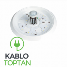 ERAPLAST 18W Ledli Acil Kitli Pilli Sensörlü Armatür 520210