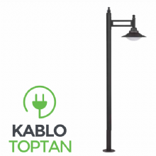 Zerpa Döküm Sıvamalı Şapkalı Armatür Direk Tekli Z11201